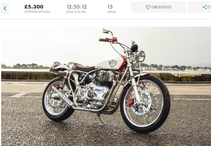 Royal Enfield Super Meteor 700 gare asta