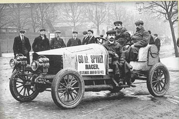 Prima auto storia 6 cilindri Spyker 60 HP