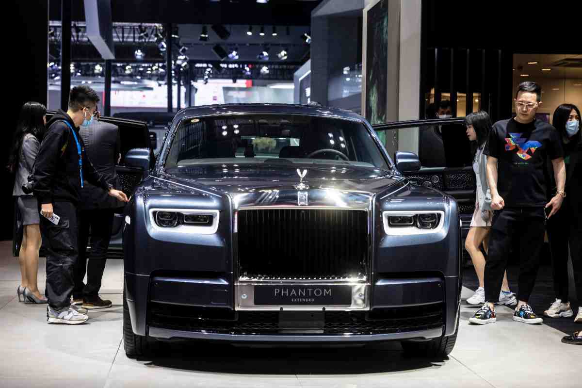 Rolls Royce Phantom auto Lady Gaga
