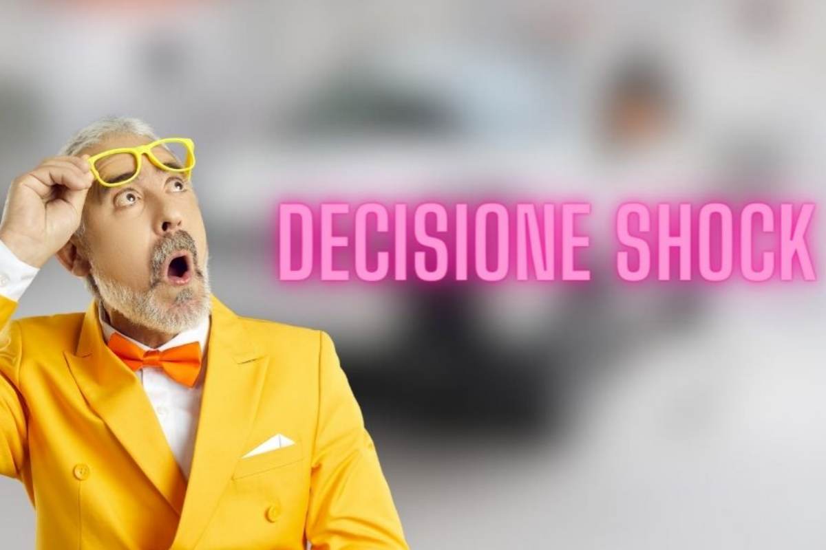 Decisione shock inaspettata 