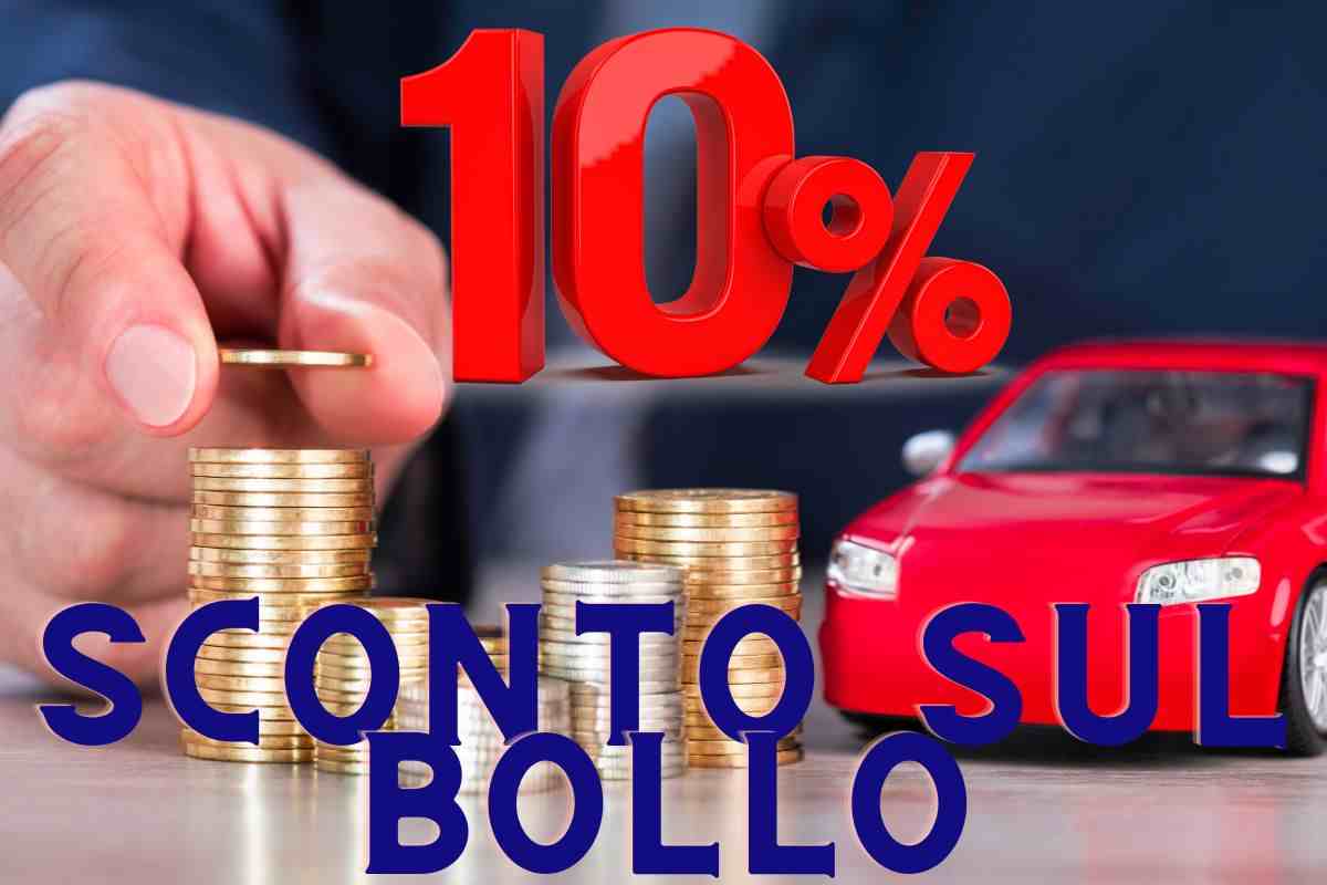 Bollo auto risparmio Sicilia 10% ottenerlo pagamento