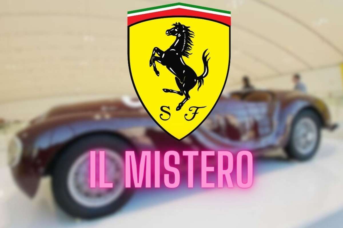Ferrari auto misteriosa