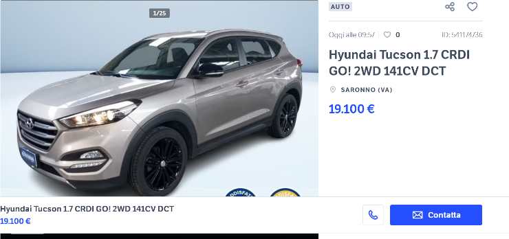 Hyundai Tucson prezzo eccezionale