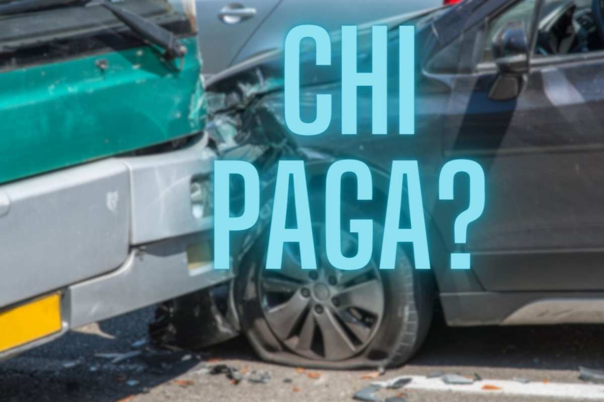 Incidente auto e autobus, chi paga