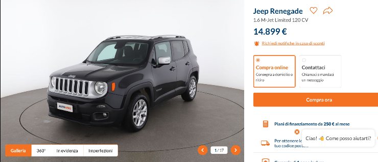 Jeep Renegade non fatevela scappare