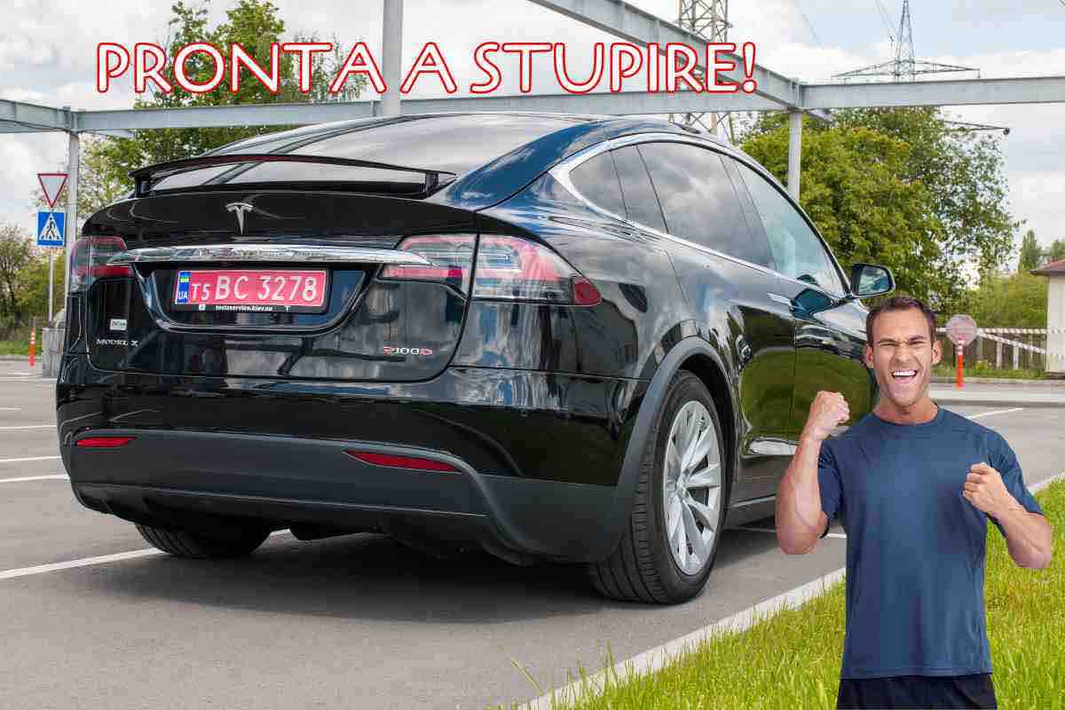 Una Tesla da 600 CV