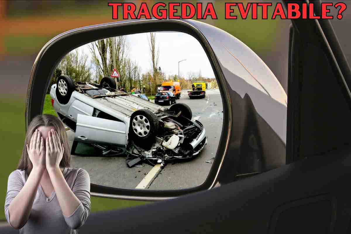 Automobile pericolosa incidente