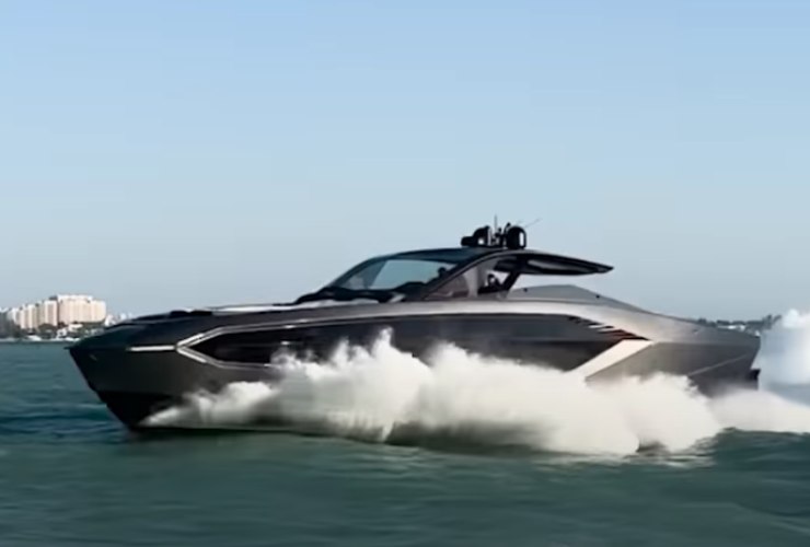 Yacht Lamborghini, design e prestazioni da urlo