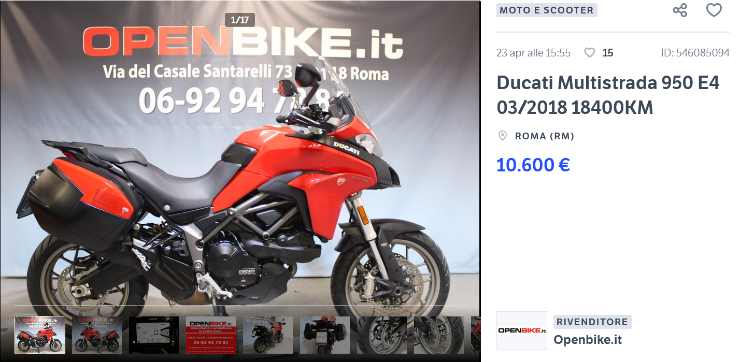 Ducati Multistrada prezzo eccezionale modello usato