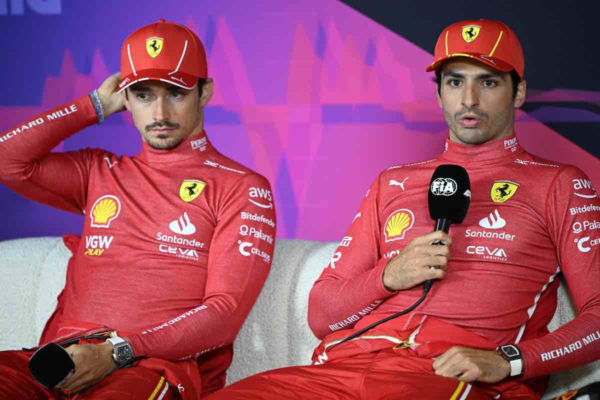 Leclerc ultime notizie Ferrari Sainz