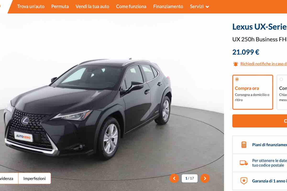 Lexus SUV di lusso offerta