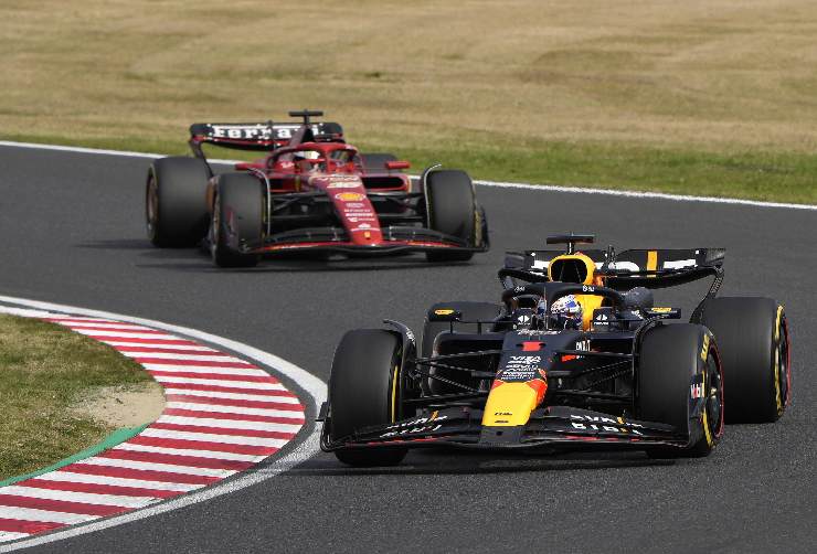 Max Verstappen e Charles Leclerc grande sfida