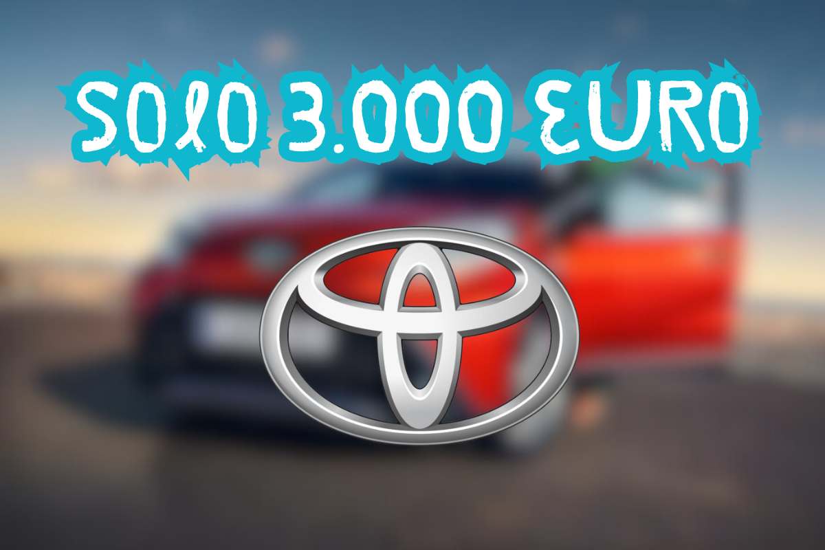 Toyota offerta 3.000 euro