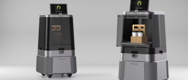 Hyundai DAL e-Delivery robot consegne caffè