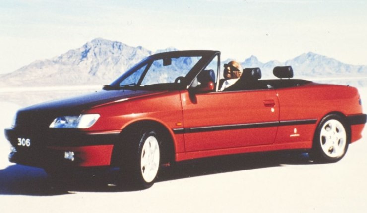 Stellantis Peugeot 306 pubblicità Ray Charles