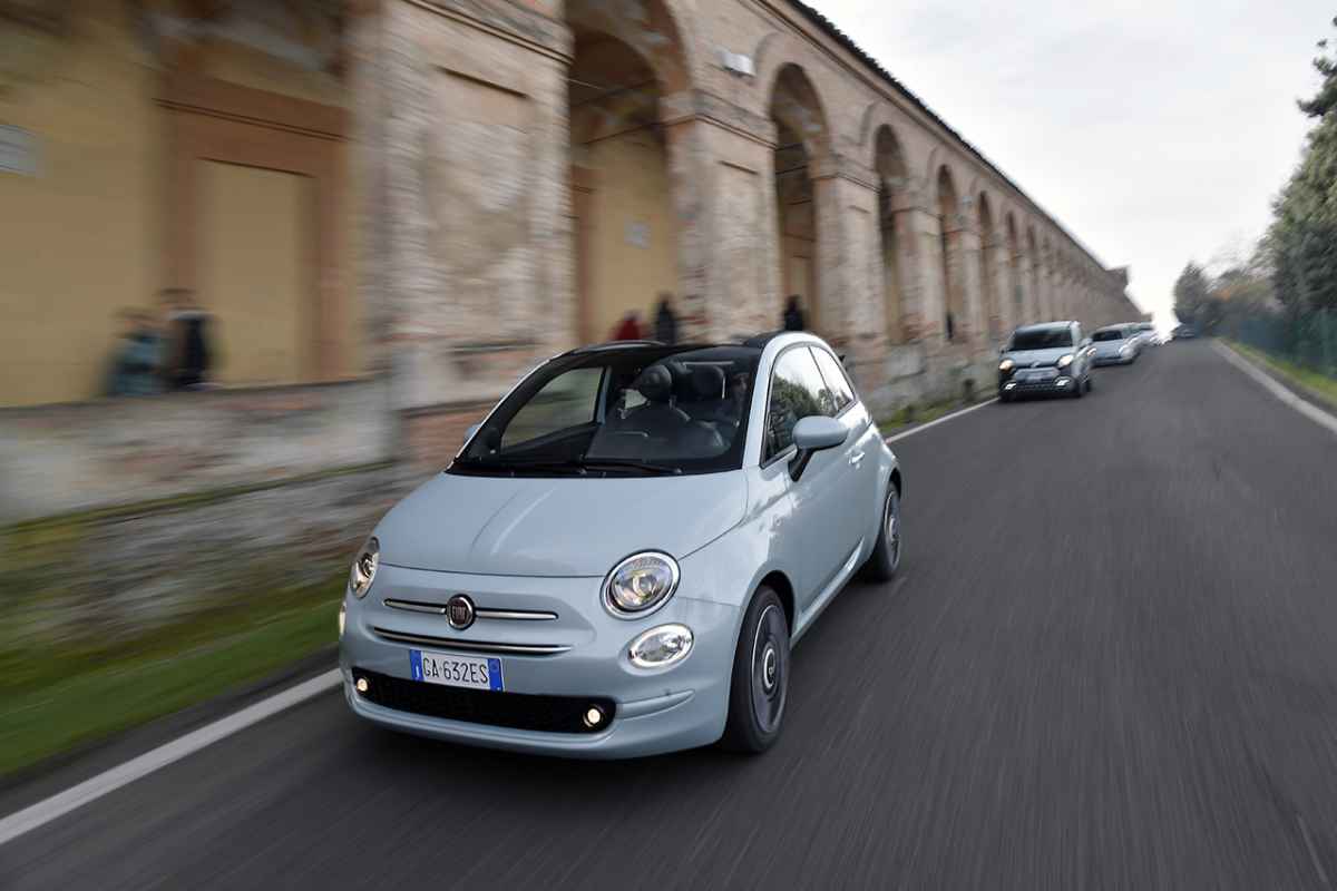 FIAT 500 pressione pneumatici