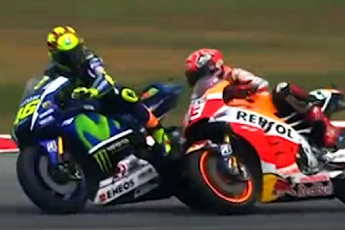 Valentino Rossi e Marc Marquez