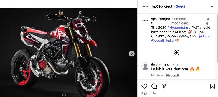 Ducati Hypermotard V2 novità