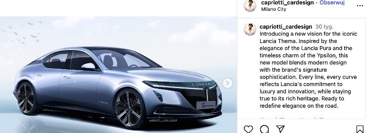 Lancia Thema auto Capriotti Design