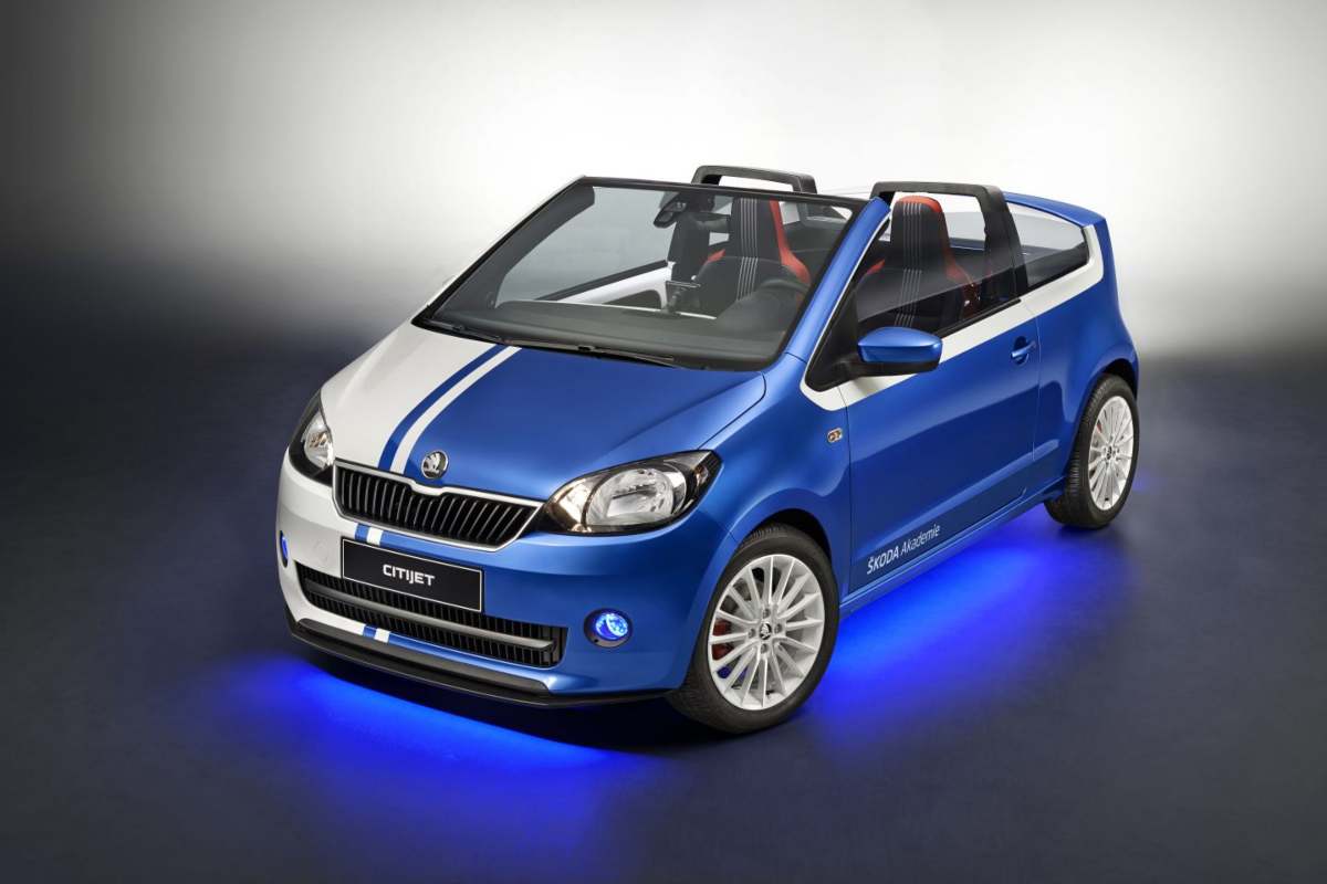 Skoda, la CitiJet Concept che trasforma la Citigo in una cabrio