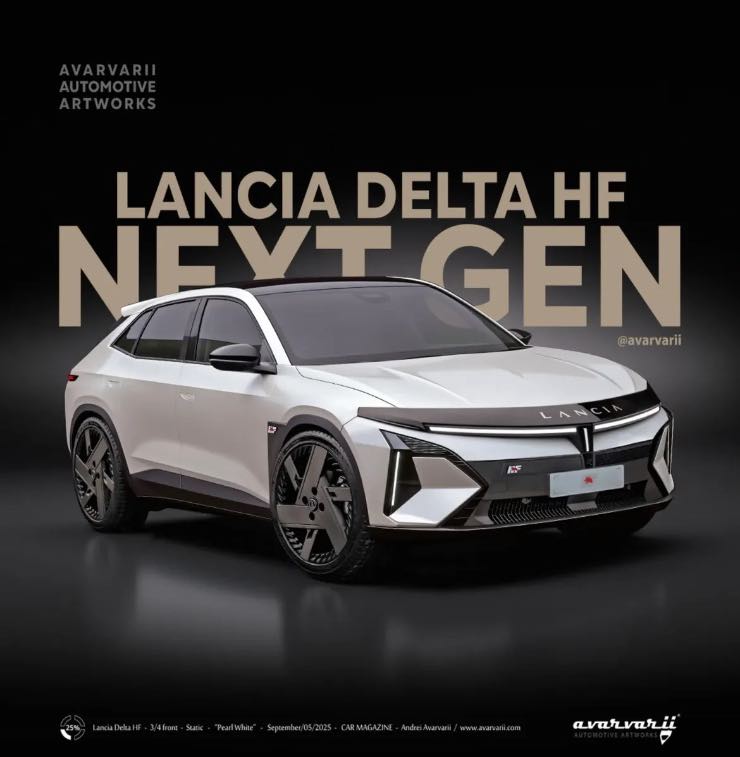 Lancia Delta HF Integrale come è stata immaginata
